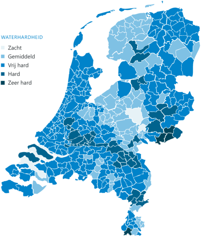 Waterhardheid in Nederland