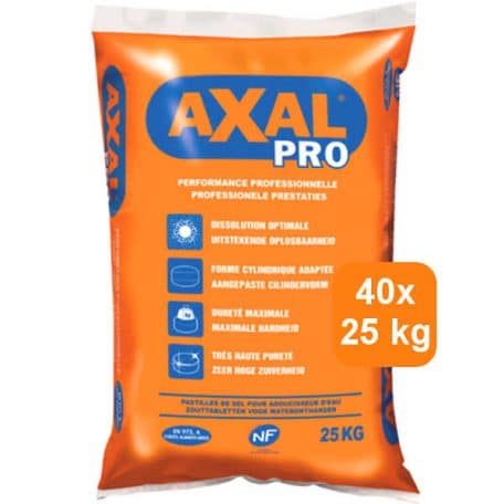 Regeneratiezout voor je waterontharder Axal pro 500kg